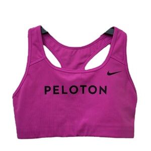 Peloton Apparel x Nike Active Fuschia Swoosh Sports Bra